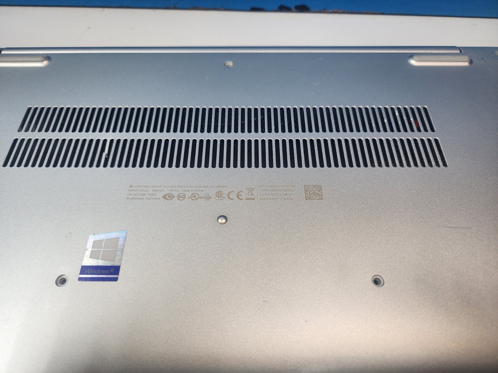 HP ProBook 455R G6 256GB AMD Ryzen 5 3500U 8GB RAM WIN 11 PRO Radeon Vega GFX