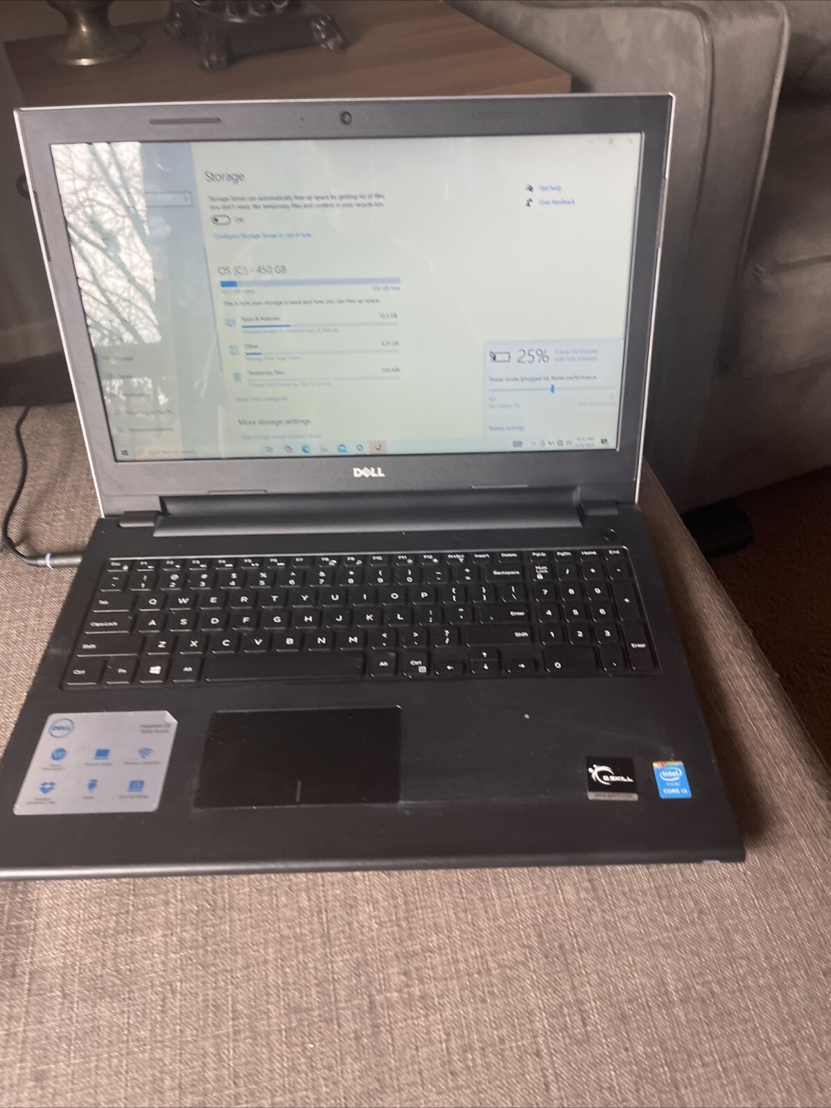 Dell Inspiron 3542 Intel i3-4005U 8GB RAM 500GB HDD 15.6″ Webcam Charger (READ)