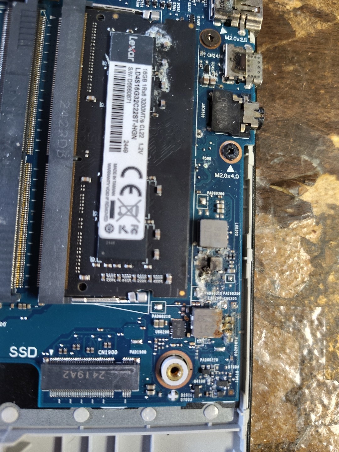 17-cn2283st HP 17in Laptop For Parts