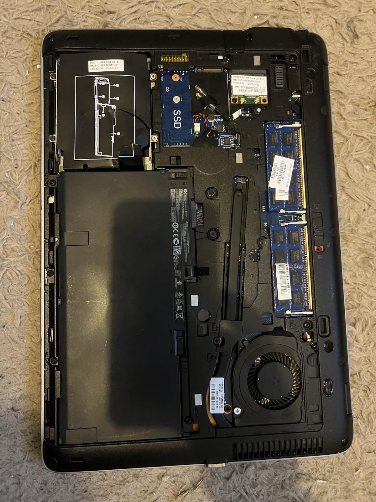 HP EliteBook 840 Laptop Intel i5 4GB RAM