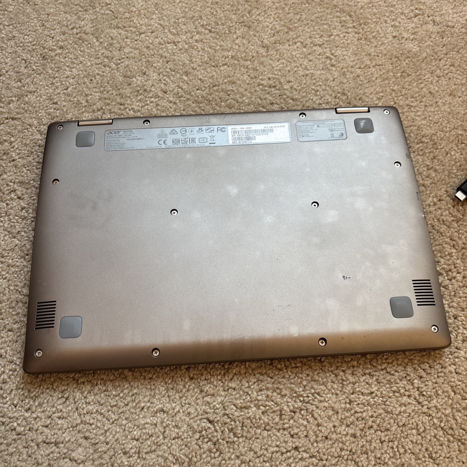 Acer Chromebook Spin 11 CP311-1H-C2DV 11.6″ Celeron 32GB 4GB RAM W/ Travel Case