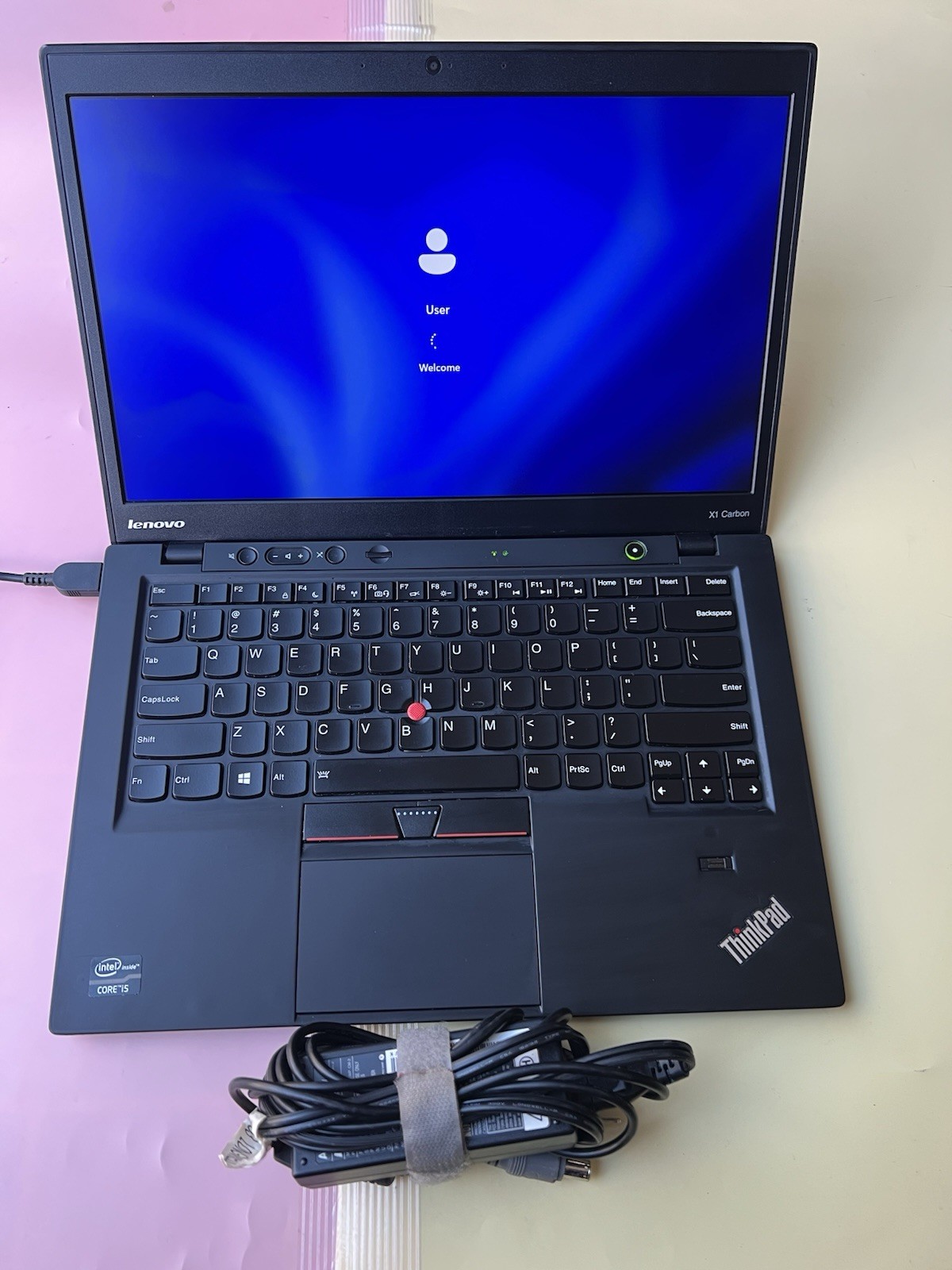LenovoThinkPad X1 Carbon Core i5-3317U 128GB SSD 4GB RAM BACKLIT WEBCAM 1600X900