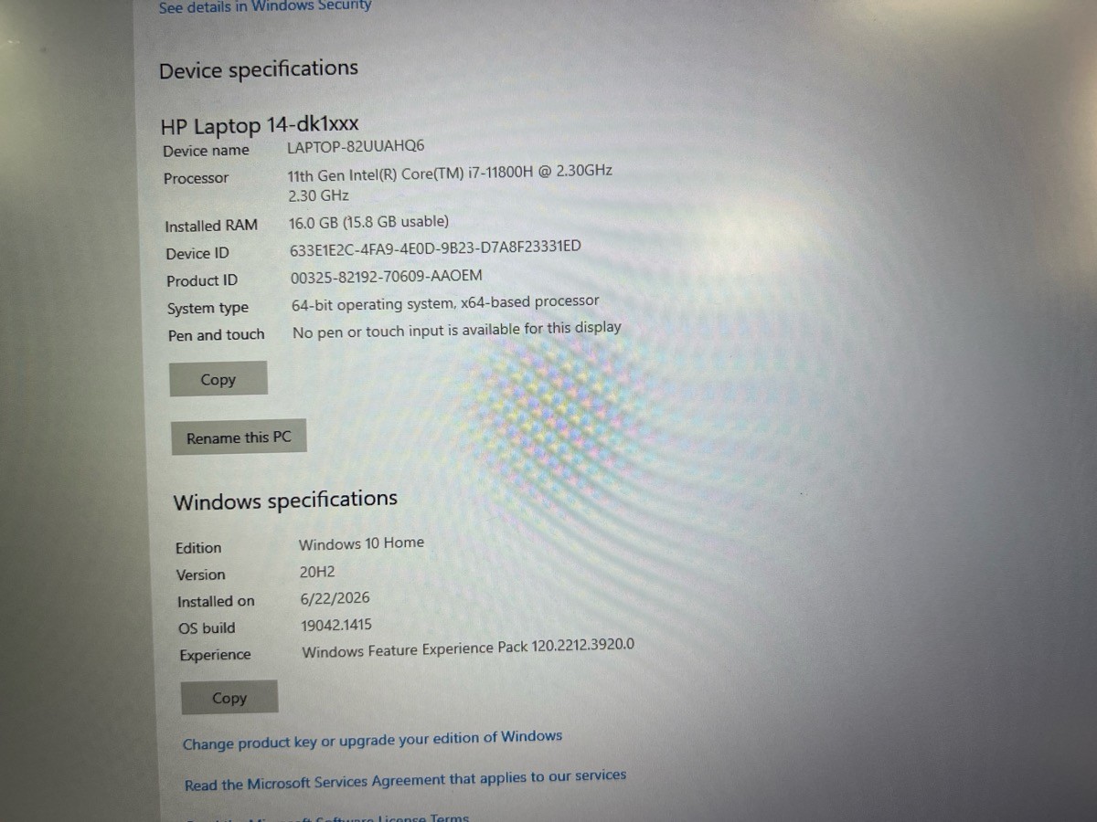 ACER NITRO 5 AN517-54-79L1 16gb ram, 120gb ssd , intel i7 (P24035863)
