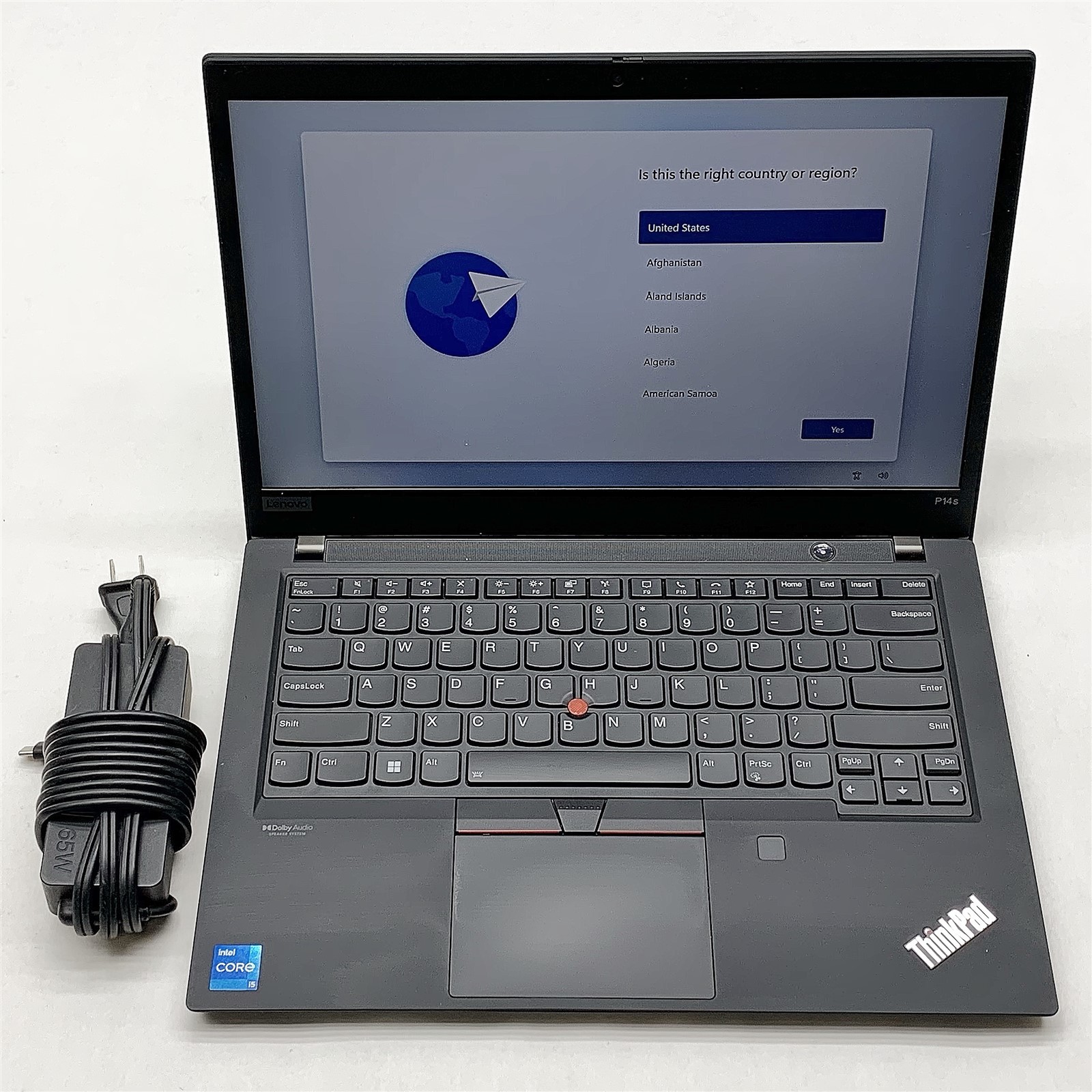 Lenovo ThinkPad P14s Laptop i5 1135G7 2.40GHZ 14″ FHD 16GB 512GB NVMe Windows 11