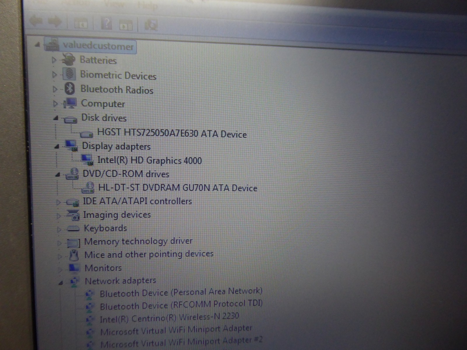 LENOVO THINKPAD EDGE E531 15.6″ i5-3230M 2.6GHz 8GB 500GB WINDOWS 7 PRO 64-BIT