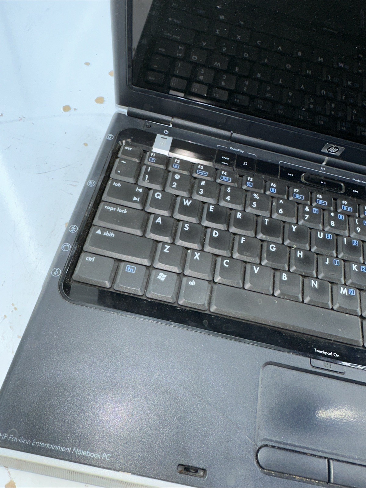 HP Pavilion dv1000 Intel Pentium 512MB RAM 80Gb Hard Drive Untested