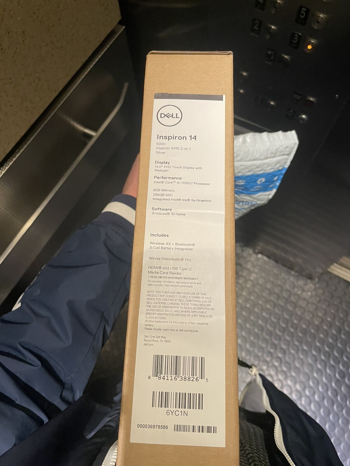 Dell Inspiron 5410 14” (256GB SSD, Intel Core i5-1135G7, 2.4GHz, 8GB RAM)…