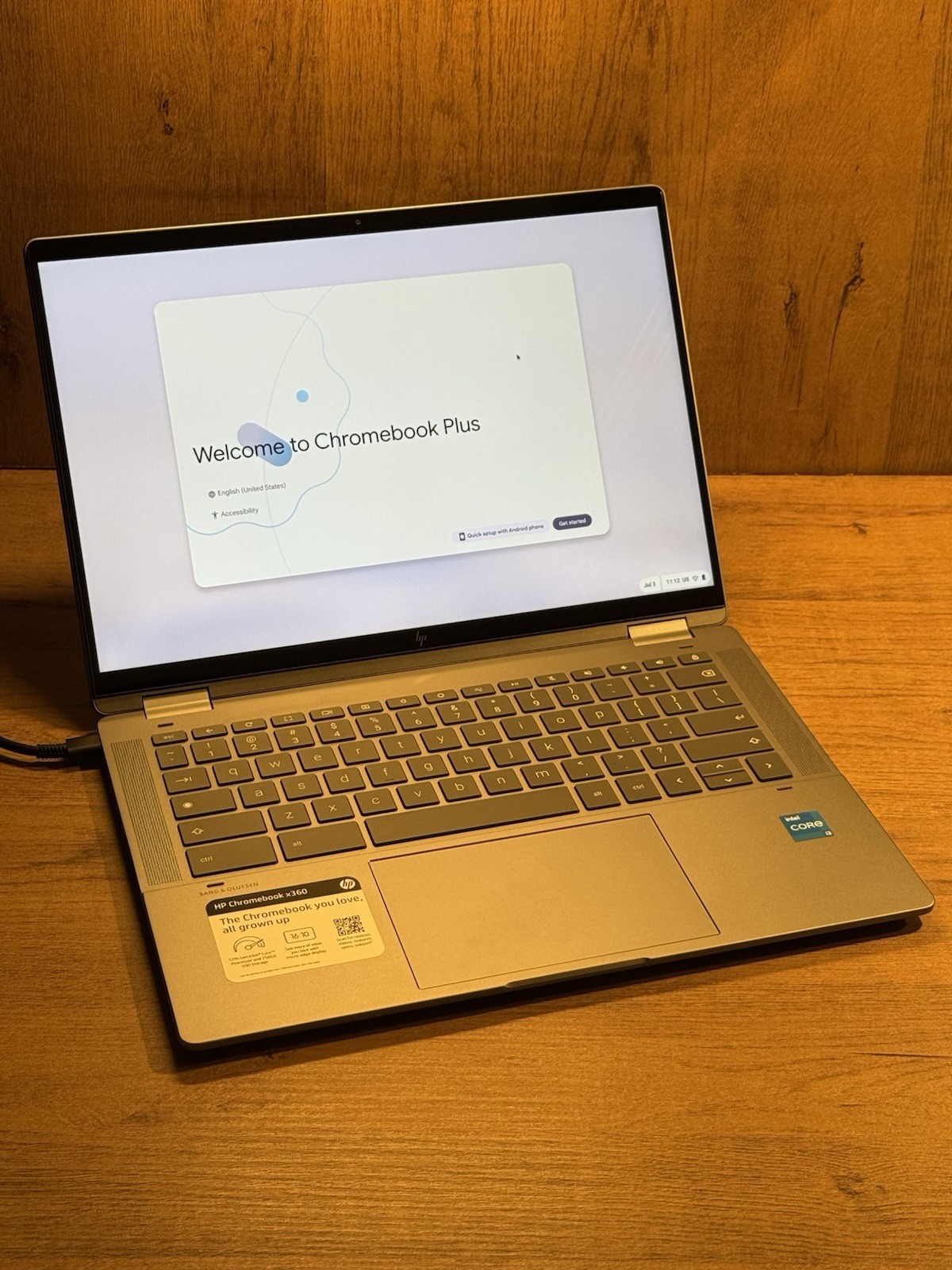 HP Chromebook x360 16in i3 8GB RAM 256GB SSD Silver Backlit Keyboard !PRISTINE!