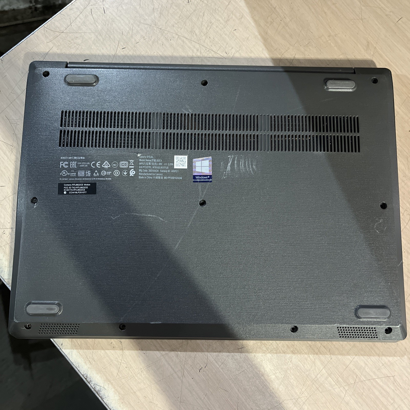 LENOVO V14-IIL INTEL CORE I3-1005G1 1.20GHZ 8GB RAM NO HD .