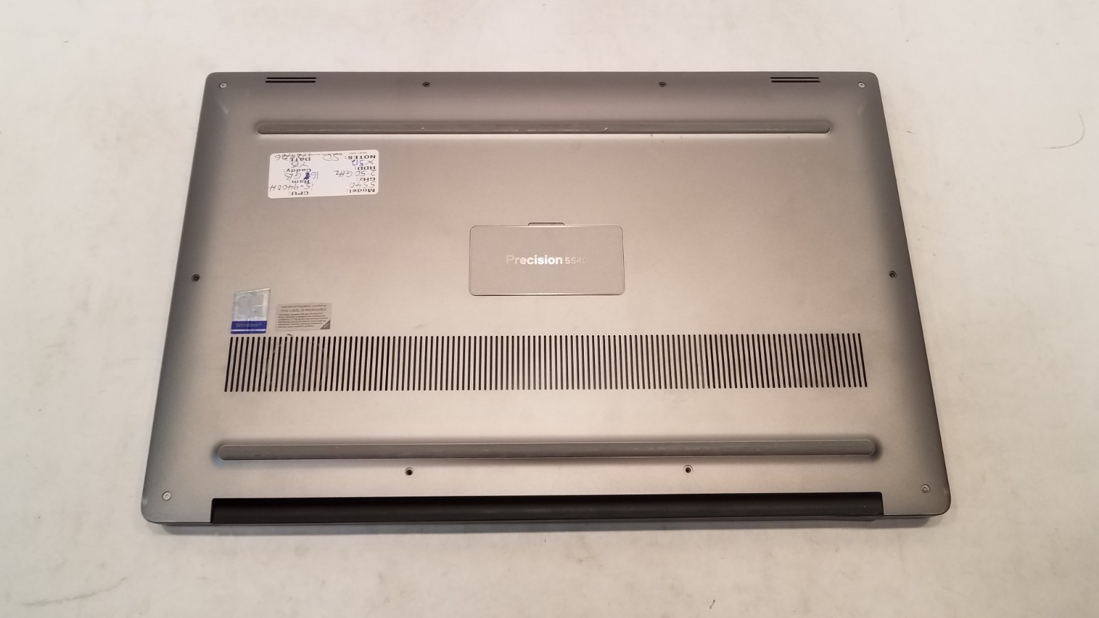 Dell Precision 5540, 15.6″, i5-9400H@2.5GHz, 16GB, 512GB NVMe, Windows 11, No AC