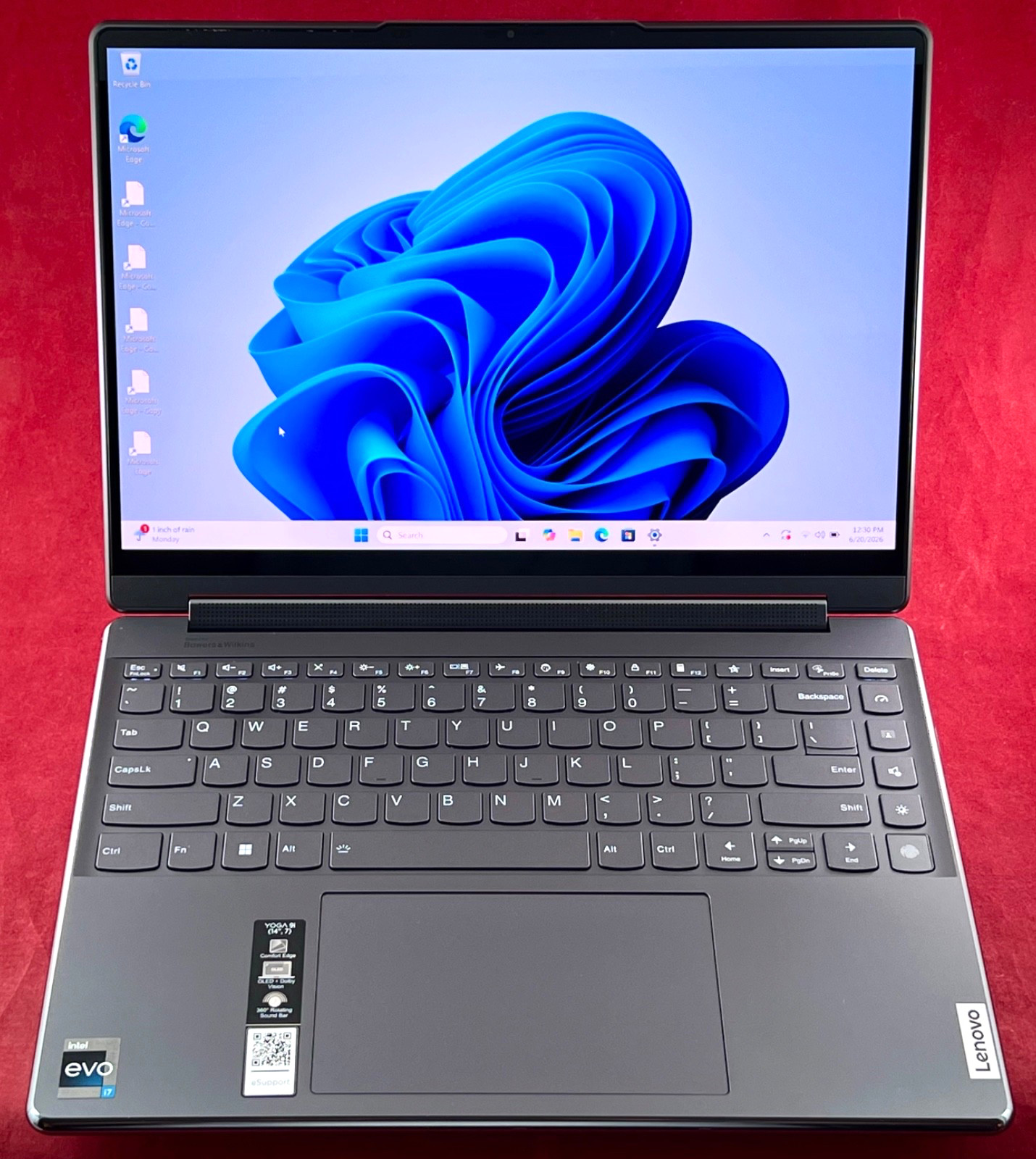 4K LENOVO YOGA 9i 14″ CONVERTIBLE LAPTOP 512GB SSD 16GB RAM INTEL i7-1260P +CASE
