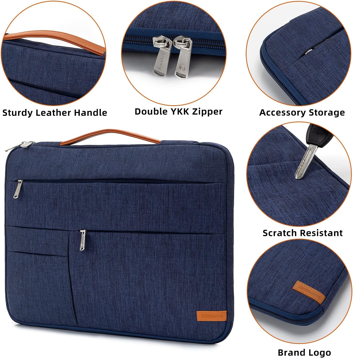 Sleeve for 14 inch Laptop, Slim Shockproof Handbag, Computer Carrying Case Cover