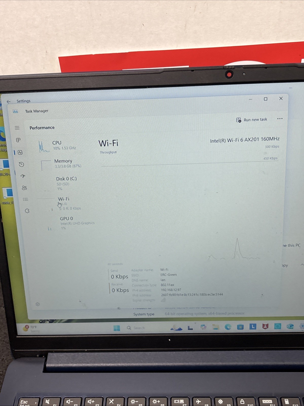 Lenovo IdeaPad 1 15.6″ FHD Intel Pentium Silver N6000 4GB 128GB eMMC W11H Laptop