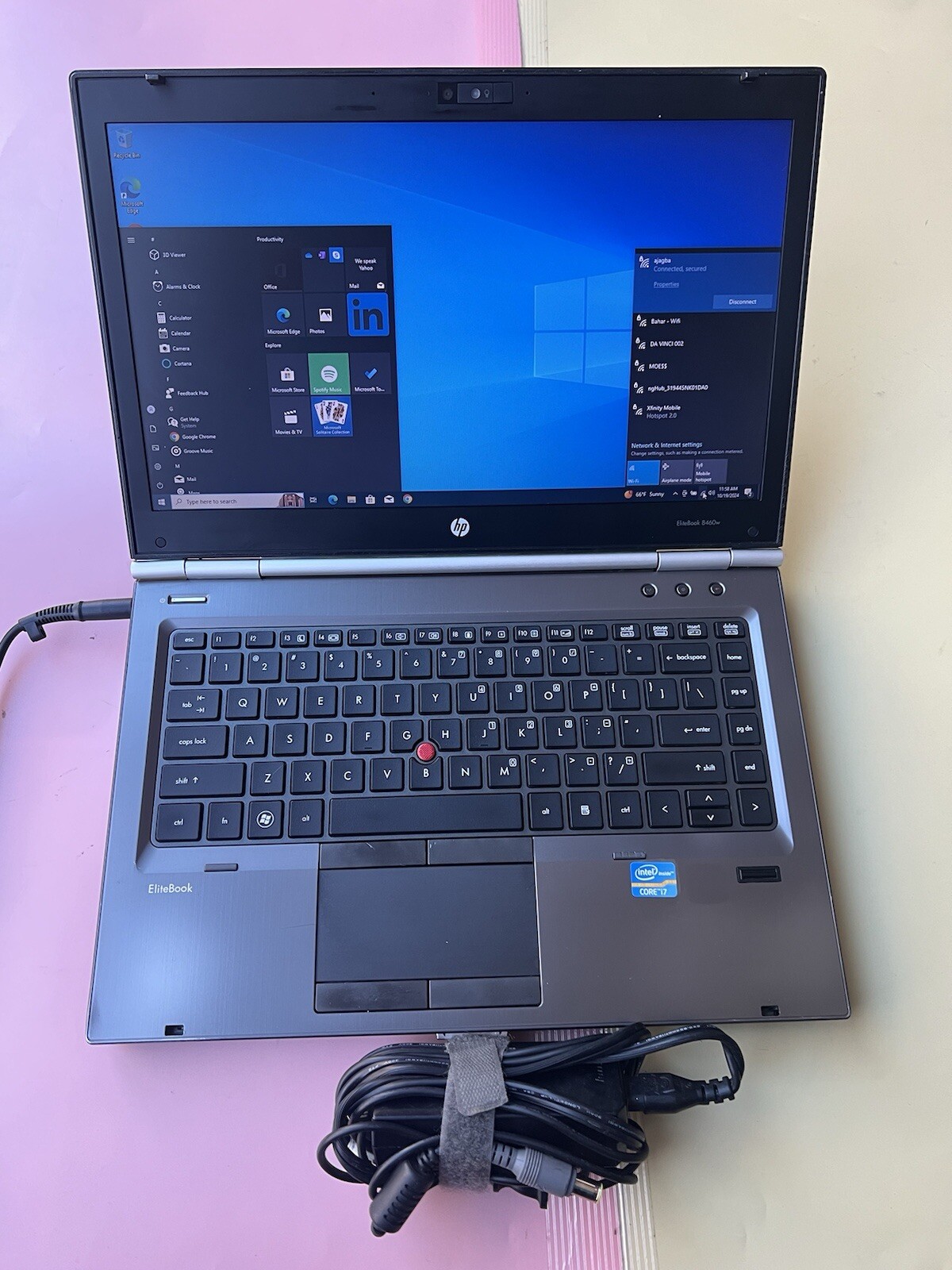 HP Elitebook 8460w Core i7-2630QM 2.00GHz 8GB RAM 500GB HDD WEBCAM BLUETOOTH