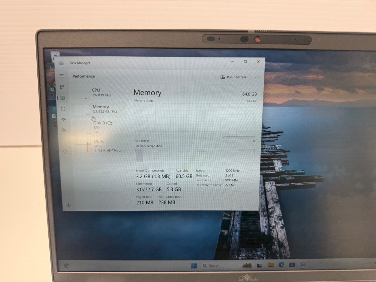 Dell Precision 3561 Laptop – i7-11800H 64GB RAM 512 SSD T1200 15.6″