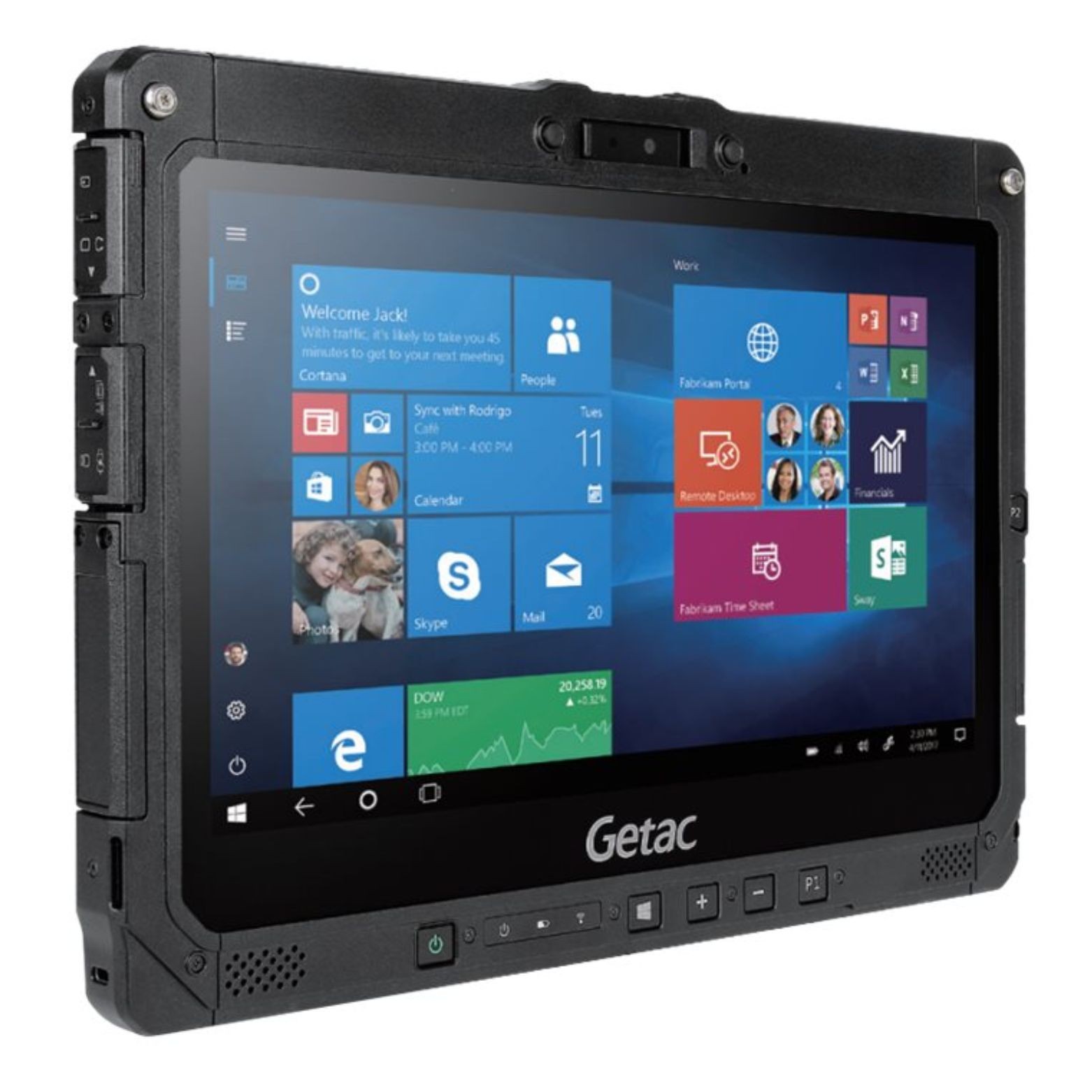 Getac K120 12.5″ FHD Touch Intel i7-8550U 16GB 256GB SSD Windows 11 Pro Tablet