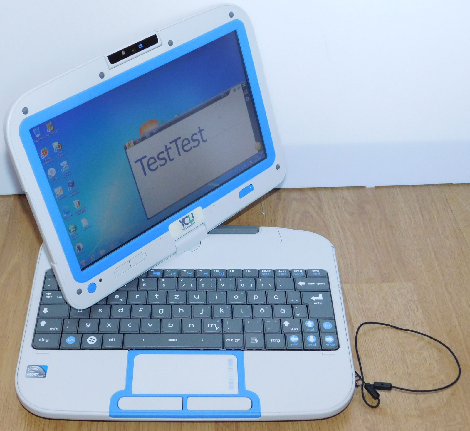 10.1″ Convertible Tablet Laptop Notebook 2×1.6GHz 320GB 2GB Win 7 Pro WiFi HDMI