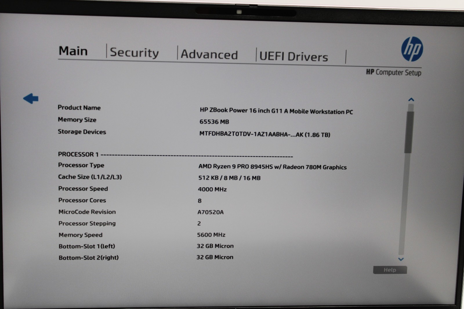 HP ZBook Power G11 Ryzen 9 Pro 8945HS 2TB SSD 64GB DDR5 RTX2000 W11P *WTY 2027