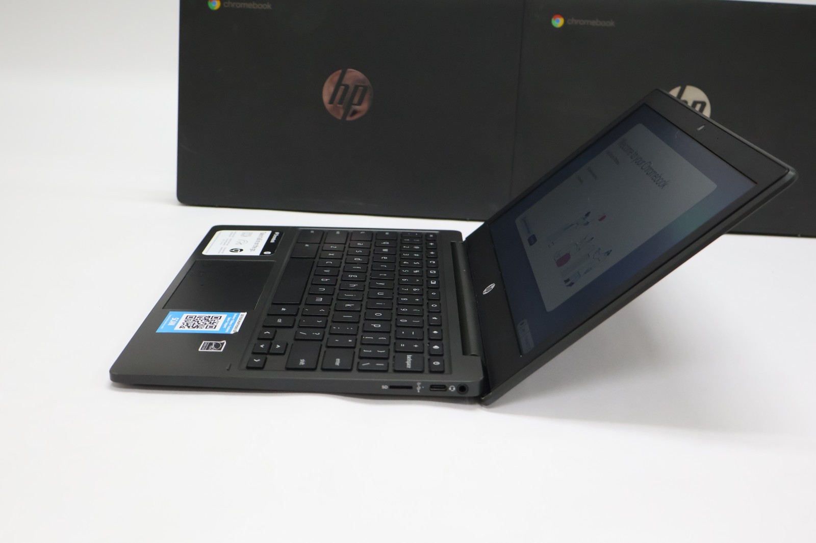Lot of 3 HP 11A-NA0081CL 2H7Q9UA MediaTek MT8183 4GB RAM 32 GB Chromebook Laptop