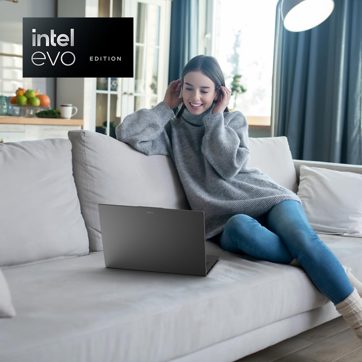 acer Swift Go 16 Intel Evo Edition Laptop | 16″ 1920 x 1200 Touch, Silver