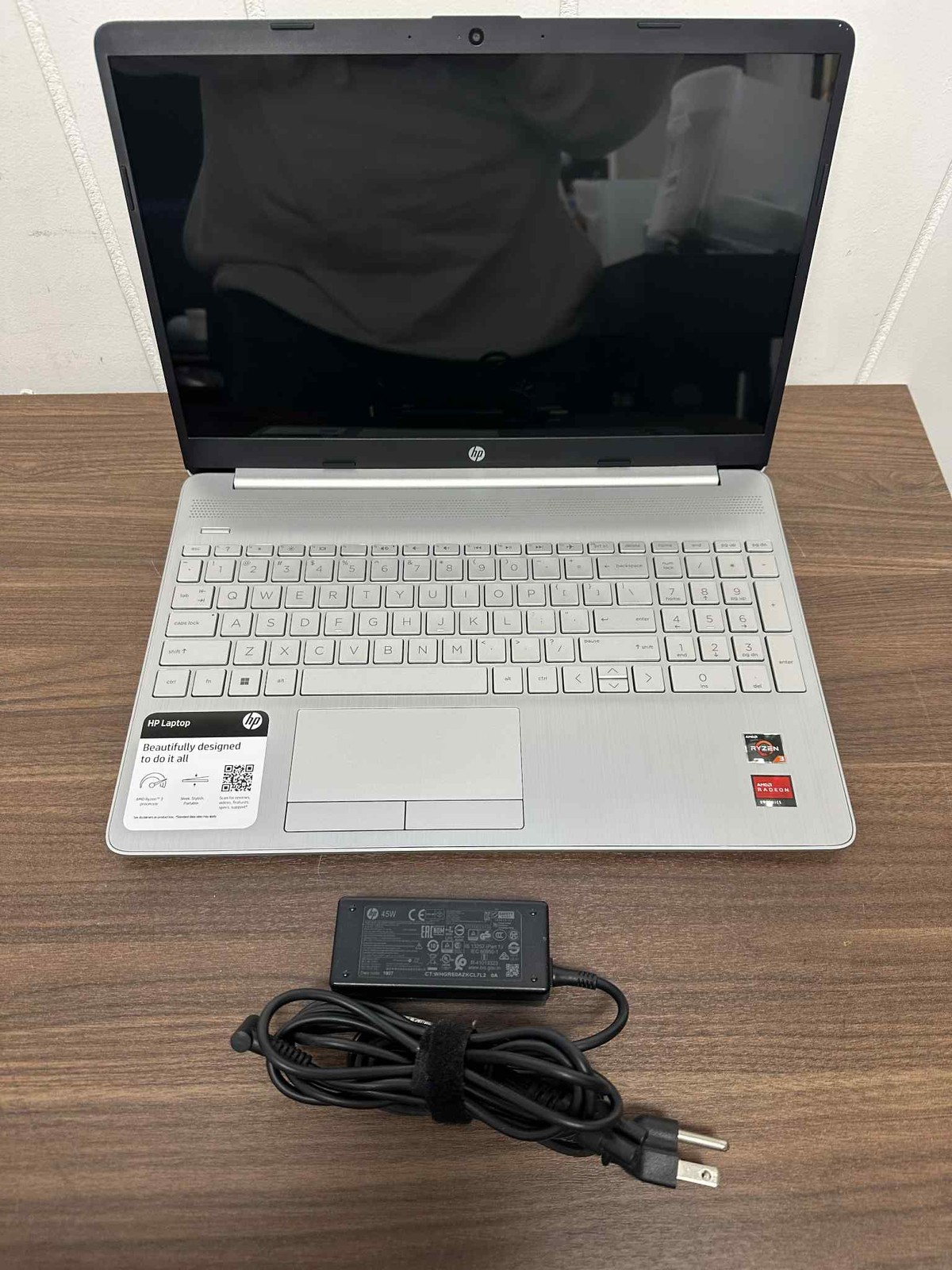 HP Laptop 15-gw0123od 15.6 Inch AMD Ryzen 3250U 2.6 GHz 8 GB RAM 1 TB HDD