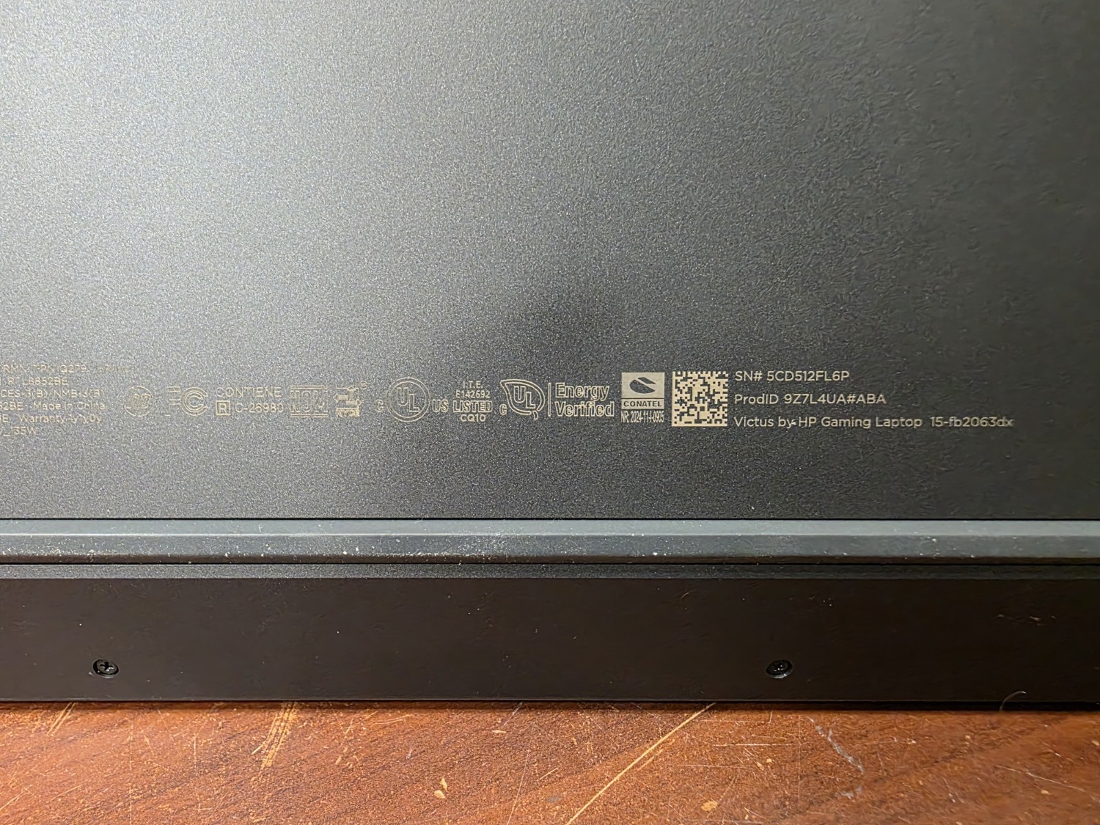 HP Victus 15-fb2063dx 15.6″ Ryzen 5 7535HS 8GB RAM 512GB SSD