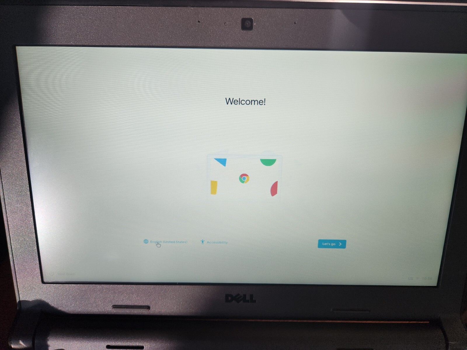 DELL CHROMEBOOK 11 NOTEBOOK PC COMPUTER P22T POWERS ON NO CHARGER PARTS ONLY!
