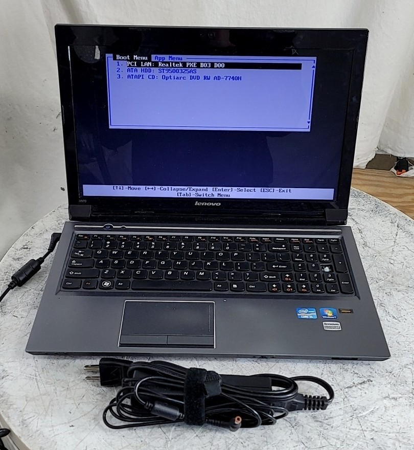 LENOVO V570 59321317 Laptop Core I5-2450M 6GB 500GB SEE NOTES