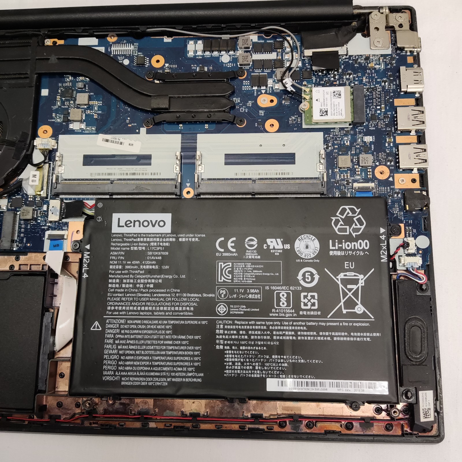 LENOVO THINKPAD E595 AMD RYZEN 7 COMPUTER LAPTOP MISSING PARTS SPARE & REPAIR