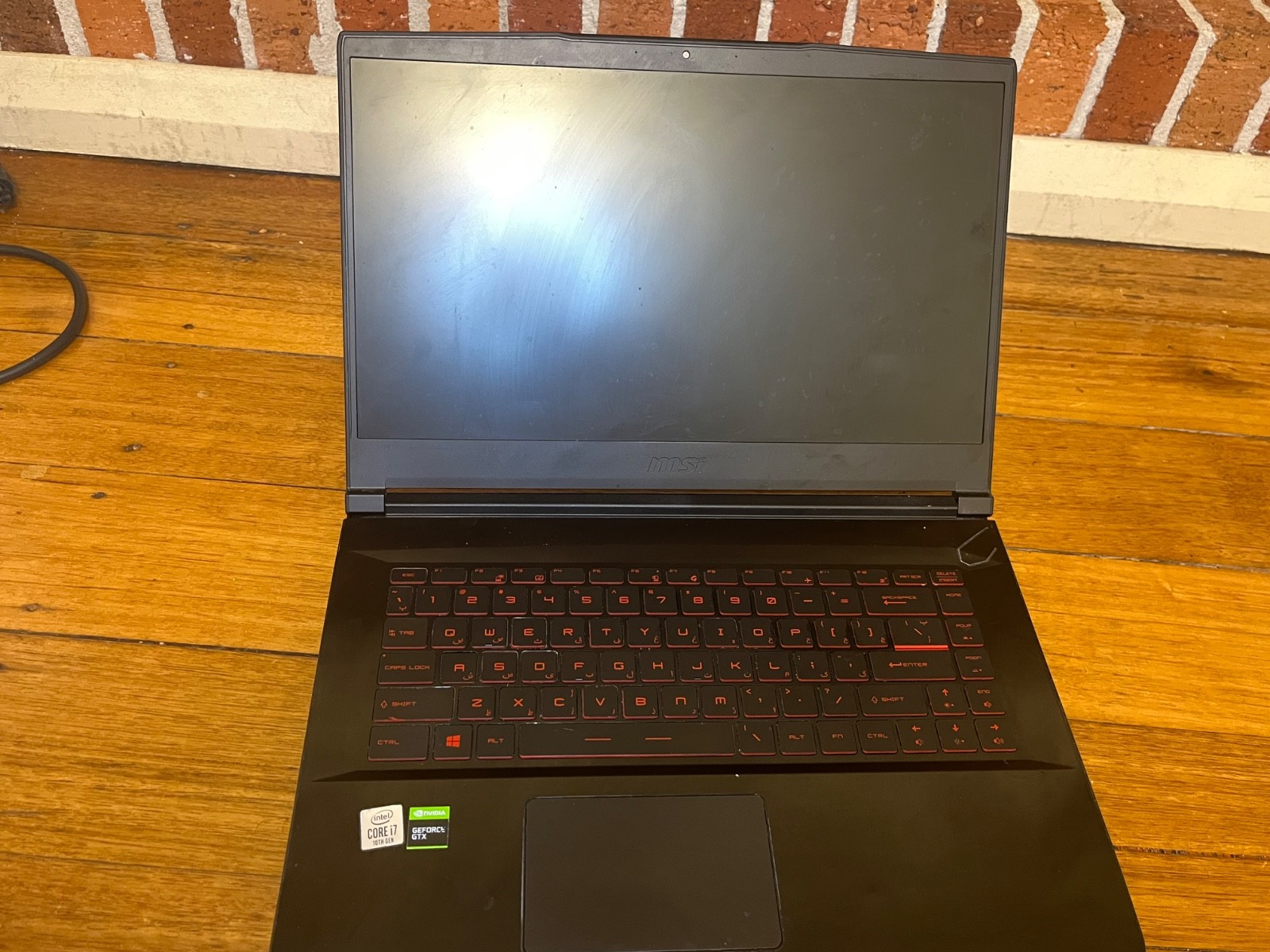 msi gf65 thin 1660ti 16gb ddr4 i7-10700K. Screen not working.SSD removed