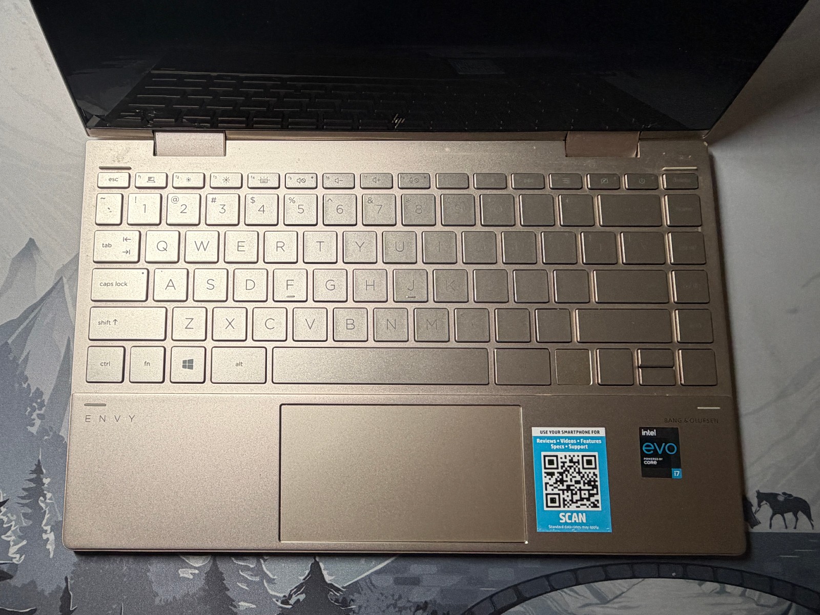 HP ENVY x360 2-in-1 Intel Core i7-1165G7 8GB RAM NO SSD CRACKED SCREEN FOR PARTS