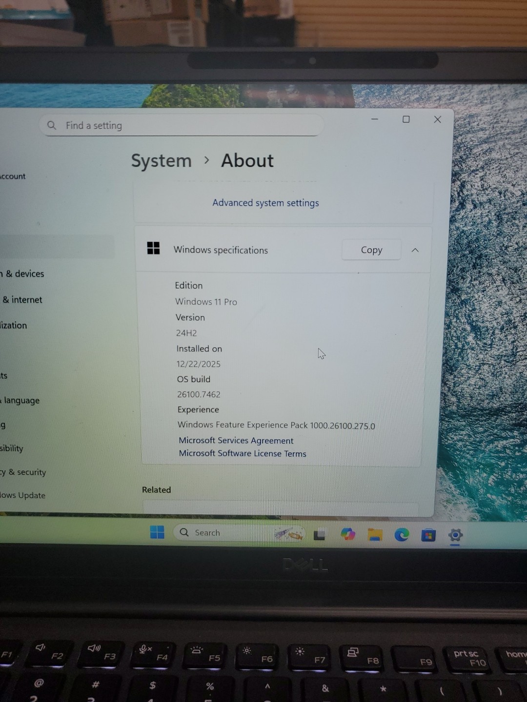 Dell Latitude 7400 14″ i5-8365U 8GB 256gb SSD Laptop W11P 123125-2