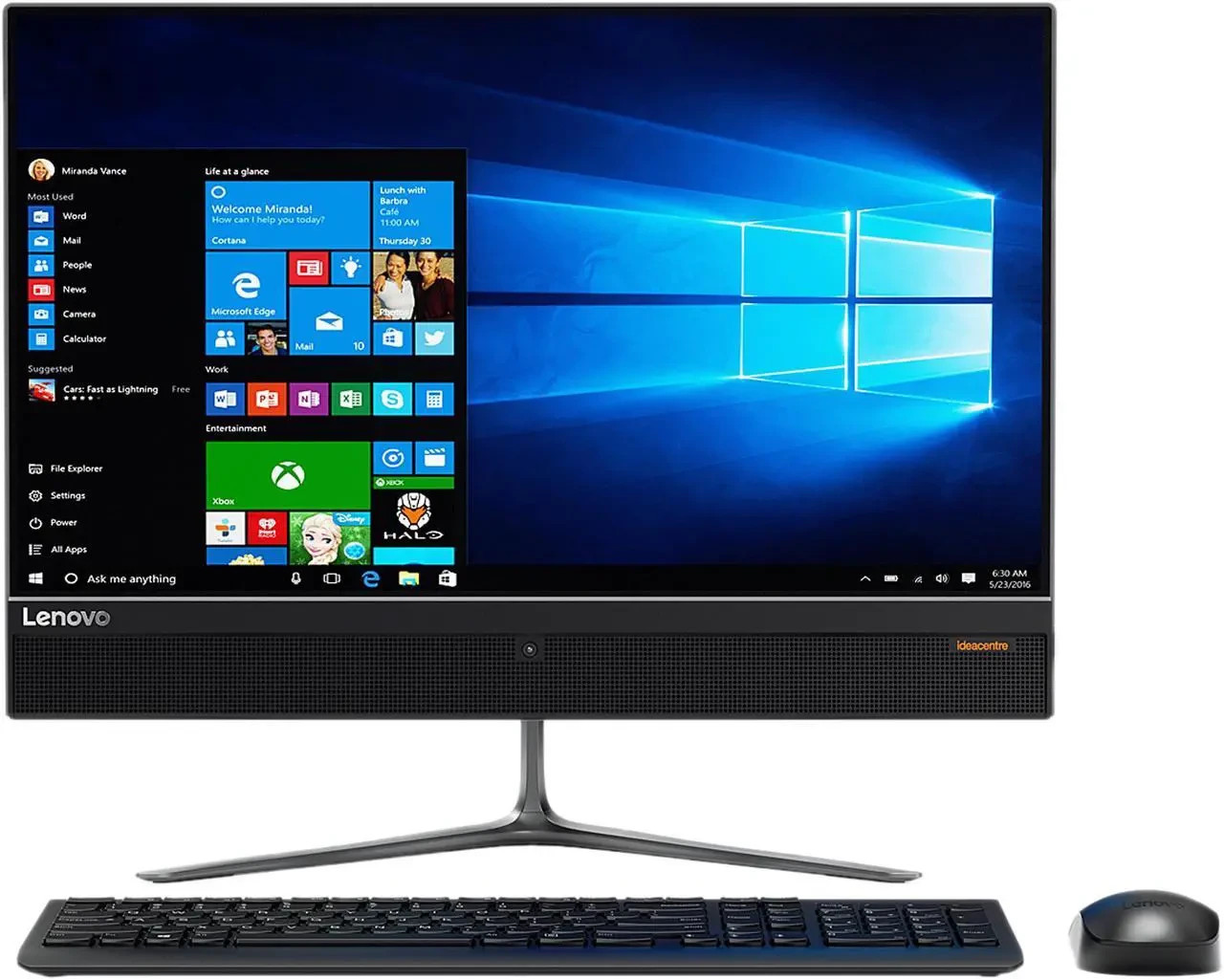 Lenovo IdeaCentre All-in-One Desktop: Intel I5-6400T @ 2.2Ghz 16Gb Ram 2Tb SSD