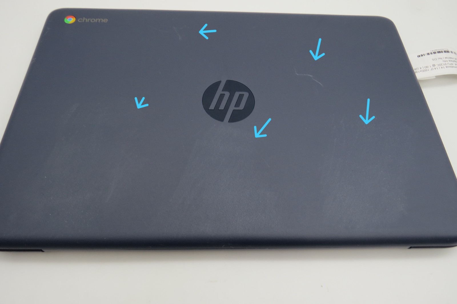 HP Chromebook 14-14″-AMD A4-APU-9120C@1.6GHz-4GB RAM-32GB internal-NO OS