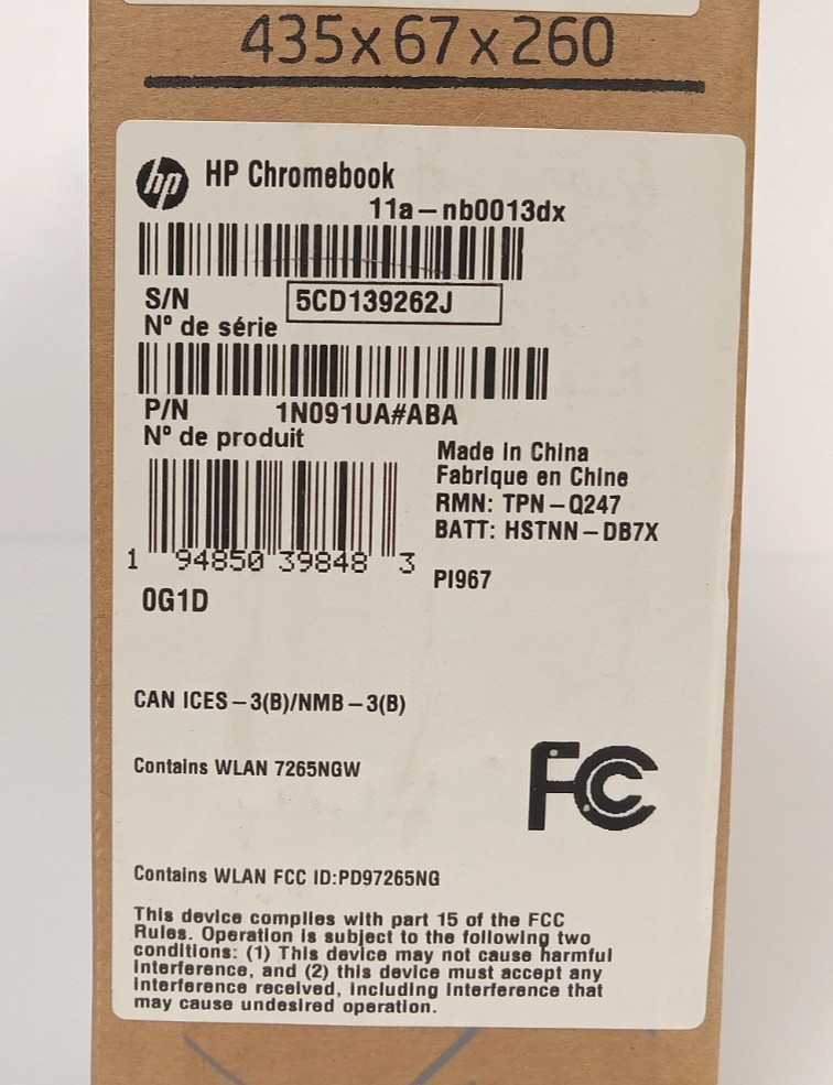 HP Chromebook 11a-nb0013dx 11.6″ (32GB eMMC, Celeron N3350, 4GB RAM) – SEALED!