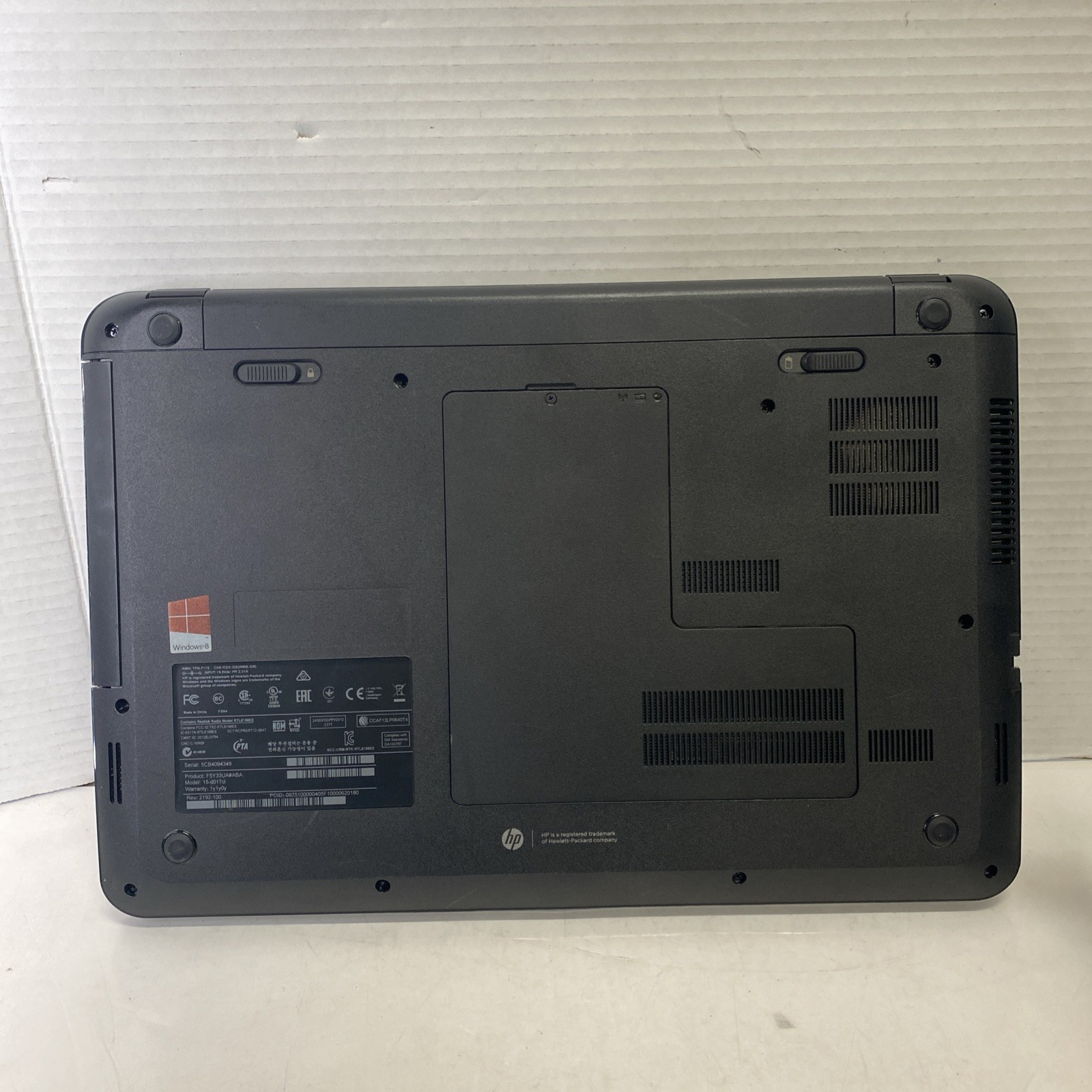 HP 15-D017CL 15″ A6-52000 APU 2.0GHz 1TB HDD AMD Radeon HD 8400 No OS, *Read*