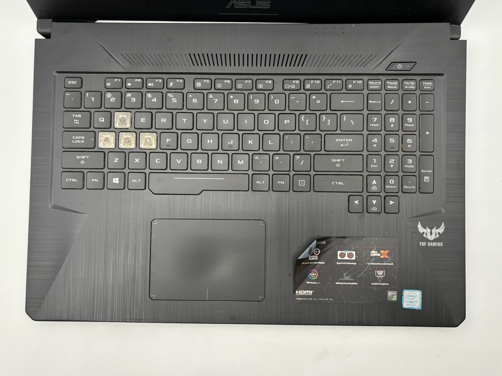 ASUS TUF Gaming FX705G 17.3″ 256 GB SSD 8 GB RAM i7-8th Gen GTX1060 As For Parts