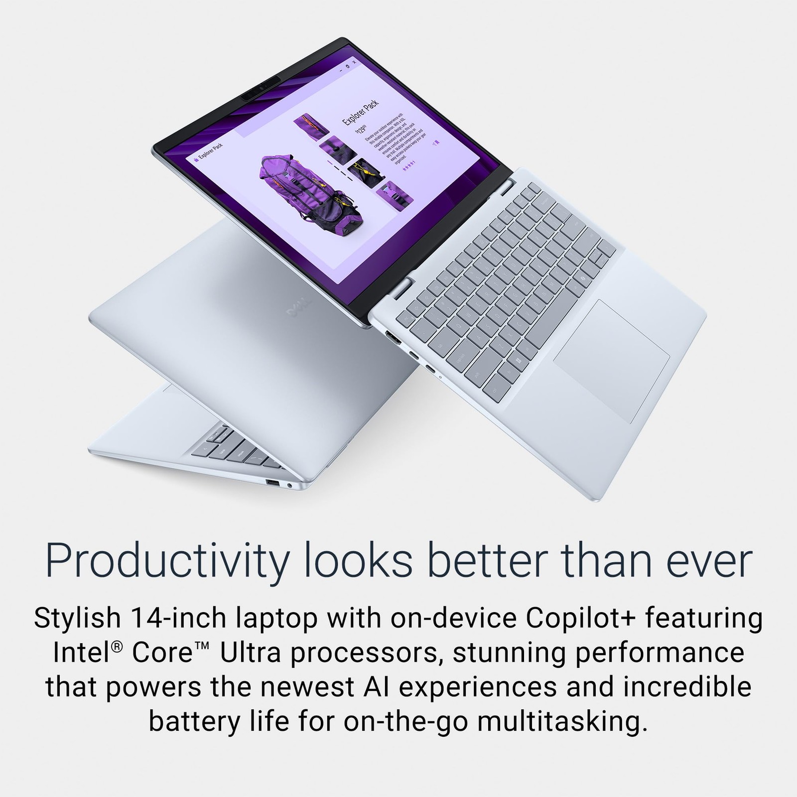 Dell 14 Plus Laptop DB14250-14-inch 16:10 2.5K (2560×1600) Display, Intel Core