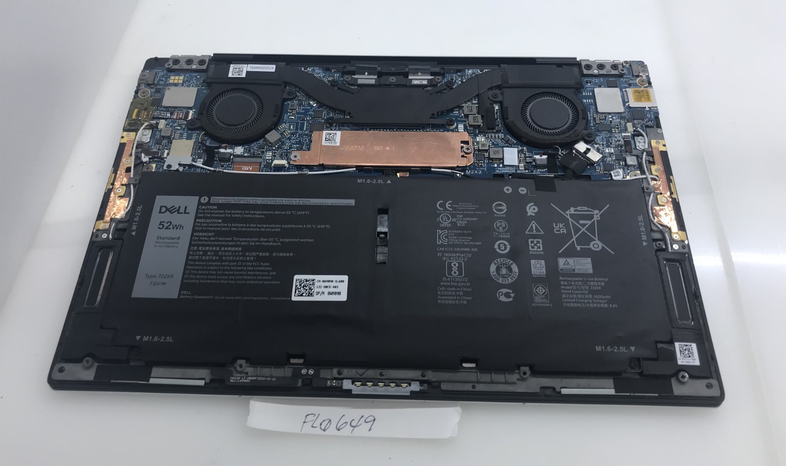 DELL XPS13 9310 i7-1185G7@3.00GHz 32GB RAM 512GB NVMe W11P TOUCH