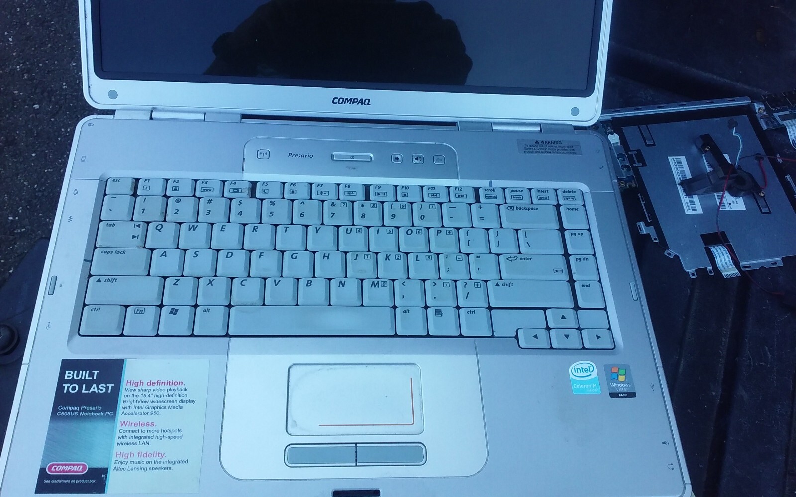 Compaq Presario C508us keycaps
