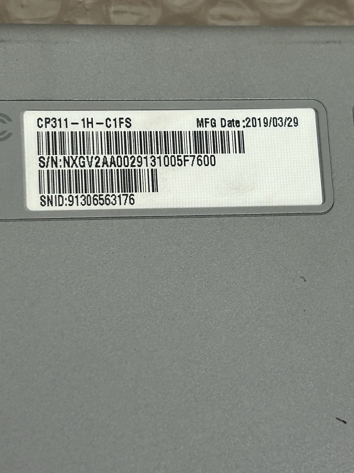 Acer Chromebook Spin 11 N17Q8 Convertible 11.6″ FOR PARTS or Not working