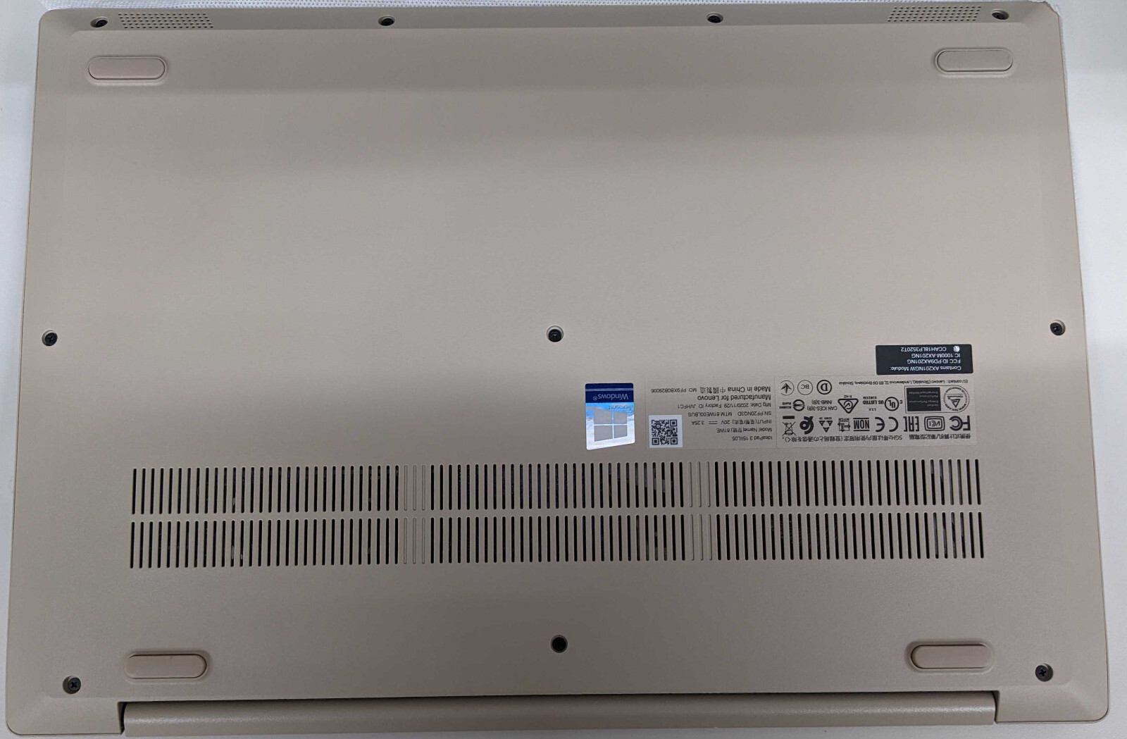 Lenovo intel Core i3 10th Gen MODEL: 81WE Touch Screen