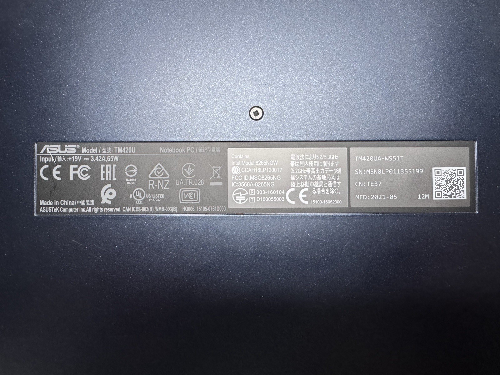ASUS Vivobook 14 Flip 14-inch Touchscreen Convertible Laptop Ryzen 5 5500U 8/256