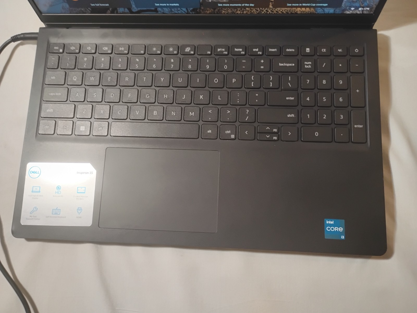 Dell Inspiron 15 3520 laptop, 2024 model, i3-1215u, 15.6″ screen