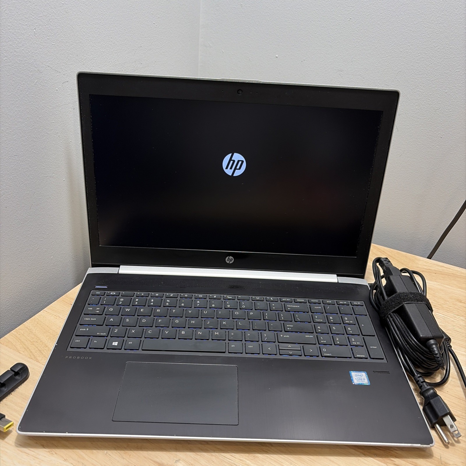 HP ProBook 450 G5 15″ CORE i5-8250U 1.6GHZ , 8GB, 256GB WCAM WIFI WIN11 CORD