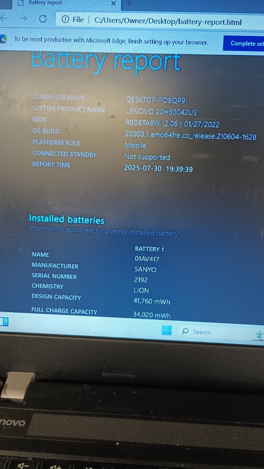 7309 ThinkPad E570 w/charger.i3-7100.Optical.8GB.500GB HDD.15.6″ .W11 Pro.Nice!!