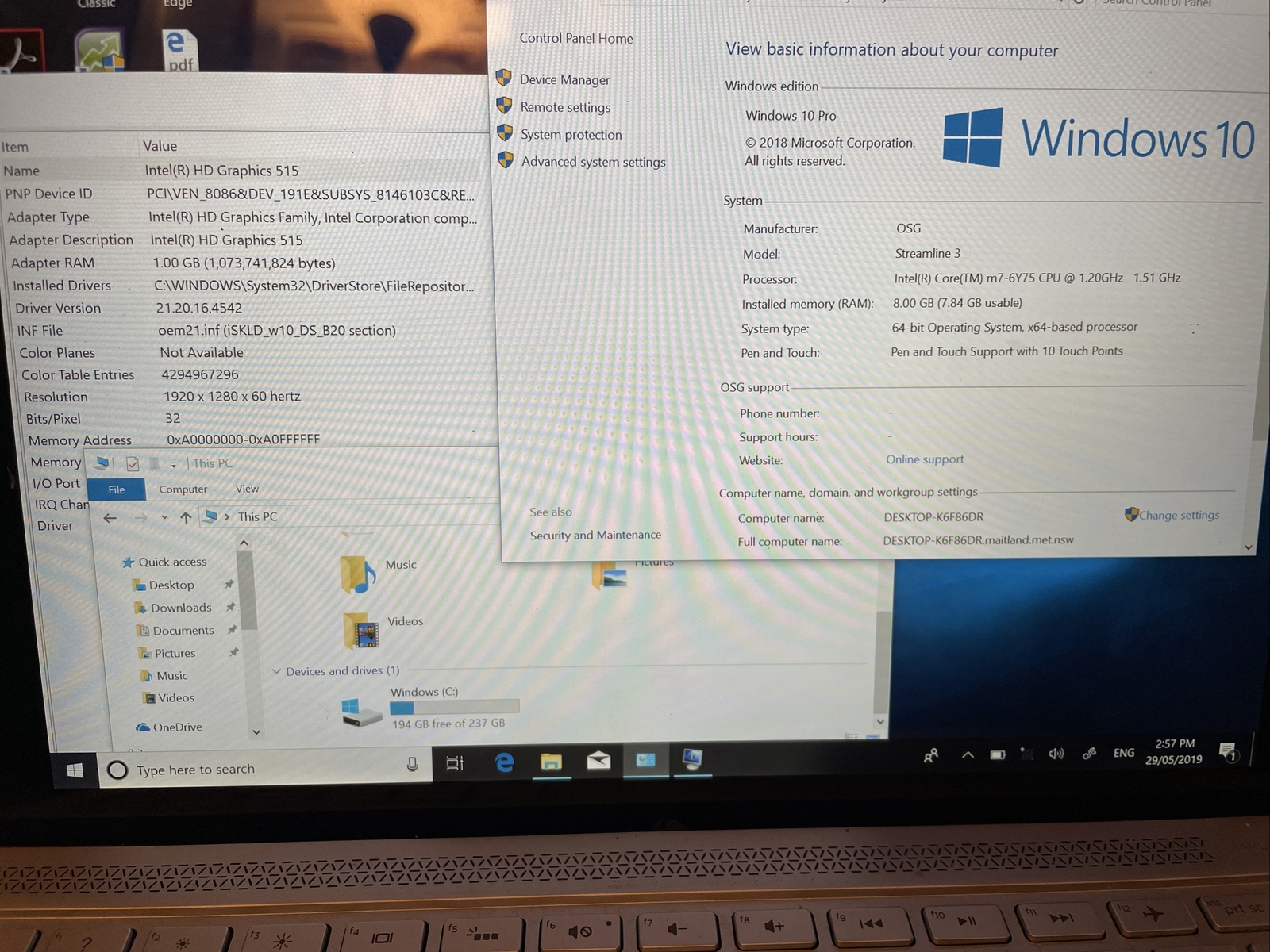 HP Elite x2 1012 G1 2in1 Tablet Touch M7-6Y75 8GB RAM 256GB SSD 4G LTE Win 10Pro