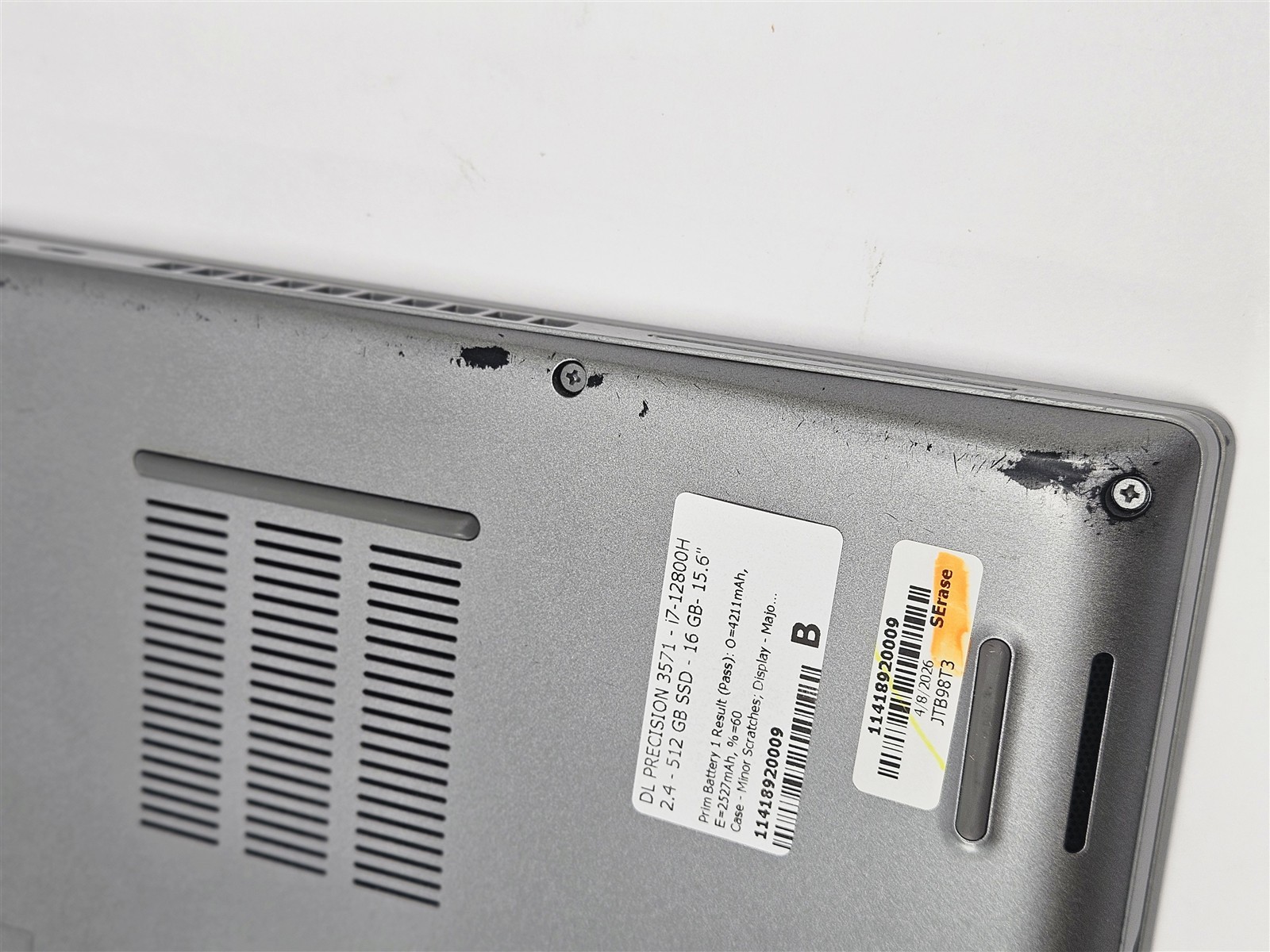 Dell 15.6″ Precision 3571 i7-12800H 16GB RAM 512GB SSD P104F