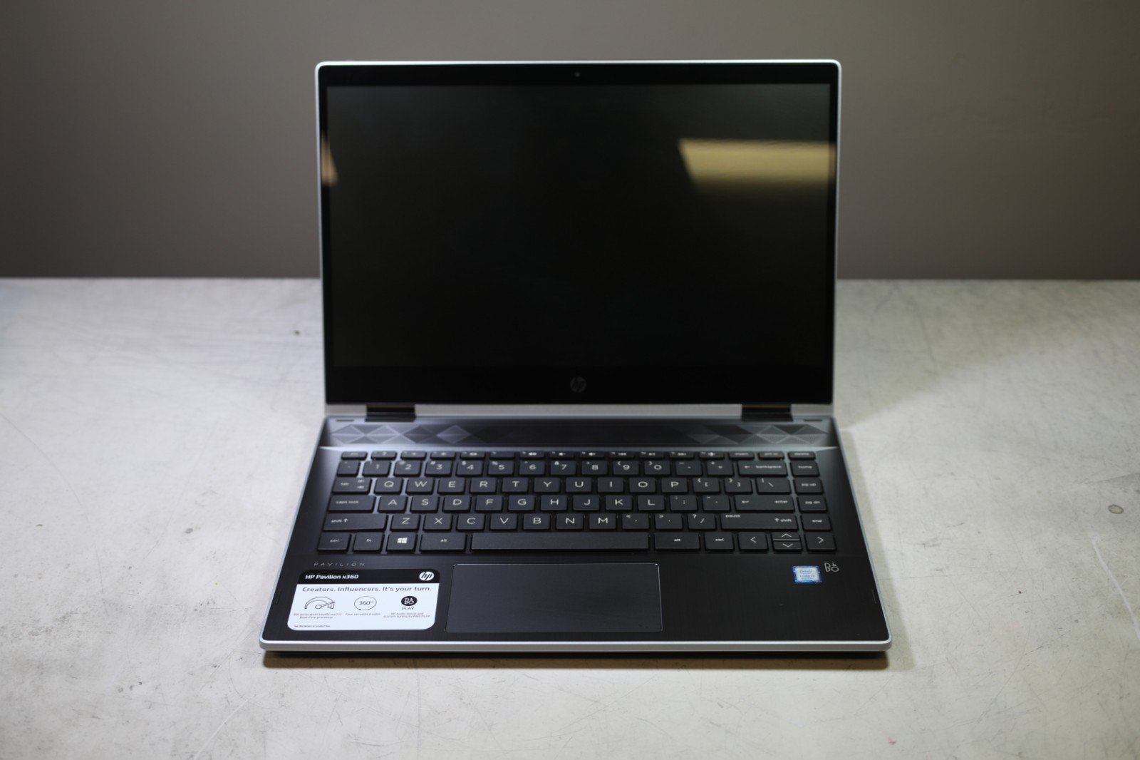 HP Pavilion x360 Intel(R) Core(TM) i3-8130U CPU 2.20GHz-8GB RAM-512GB HDD-NO OS