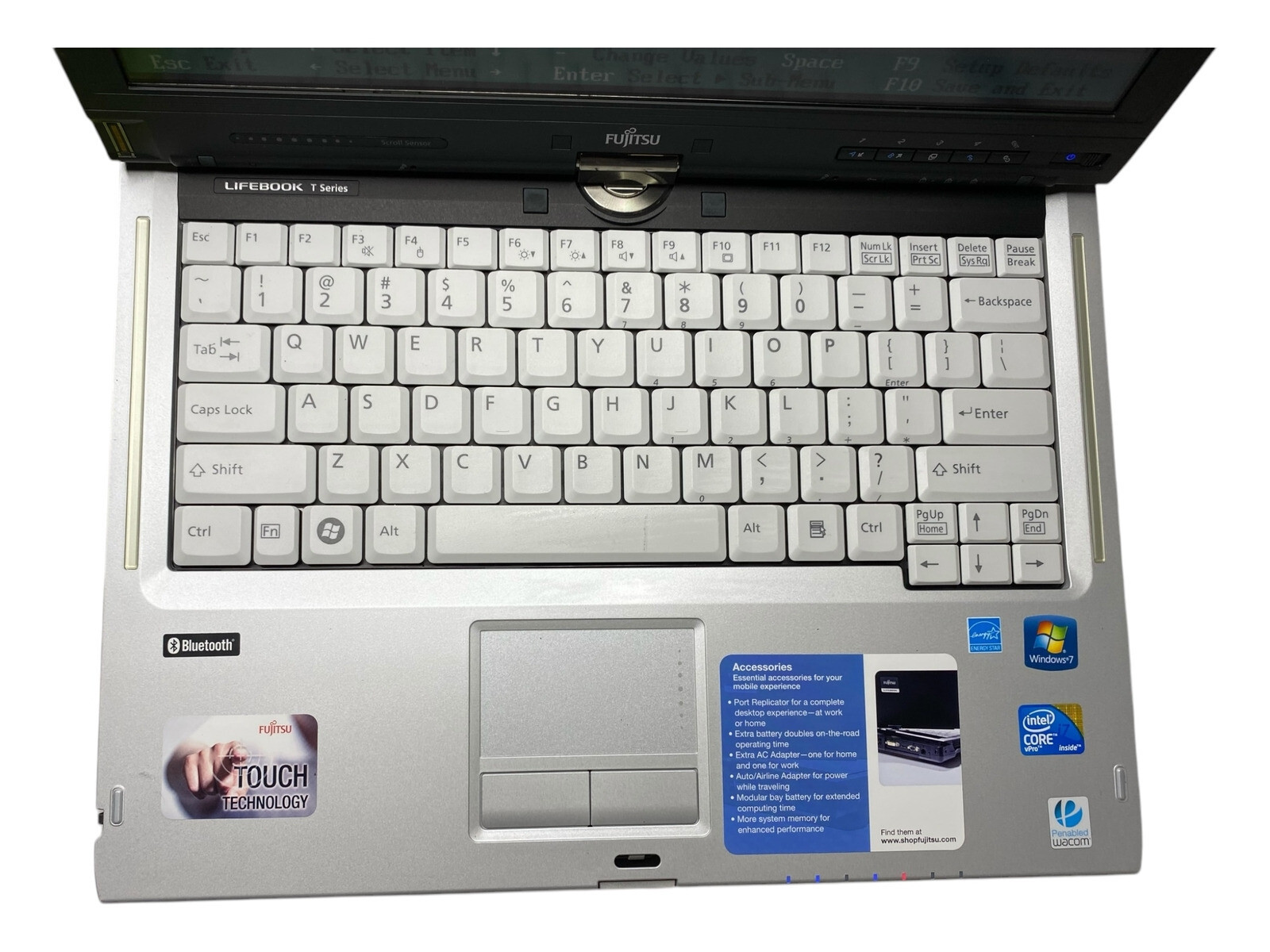 Fujitsu LifeBook T900 i7-M 620@2.67GHZ 8GB/1TB HDD Win7Pro&Offce2016Pro